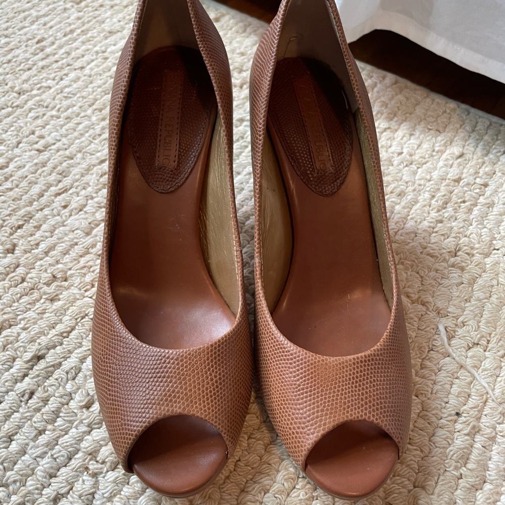 Open toe heels